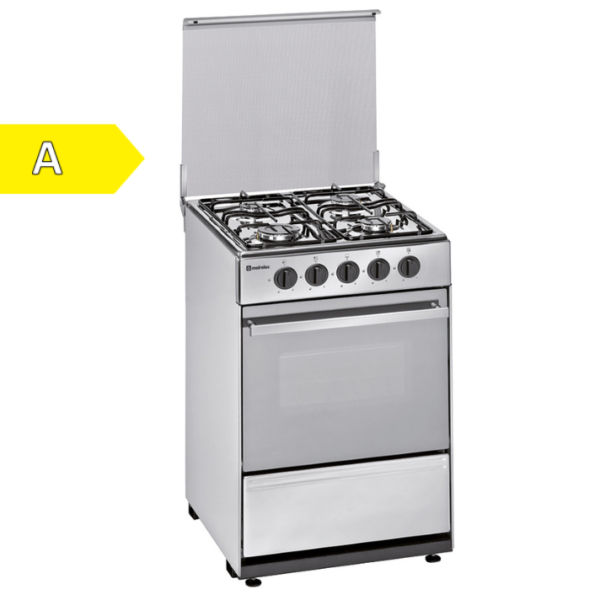 FOGÃO 4Q. FORNO A GÁS INOX N520X MEIRELES