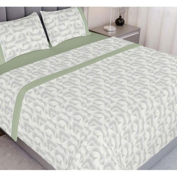 JOGO CAMA ESTAMPADO VERDE 1063.34