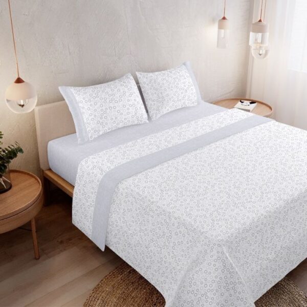 JOGO CAMA ESTAMPADO CINZA 1063.68